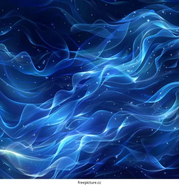 Blue Flames of Intense Energy