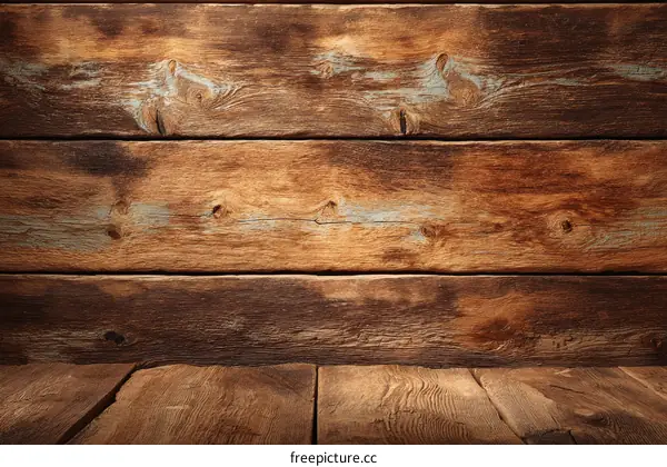 Vintage Wooden Plank Background Texture