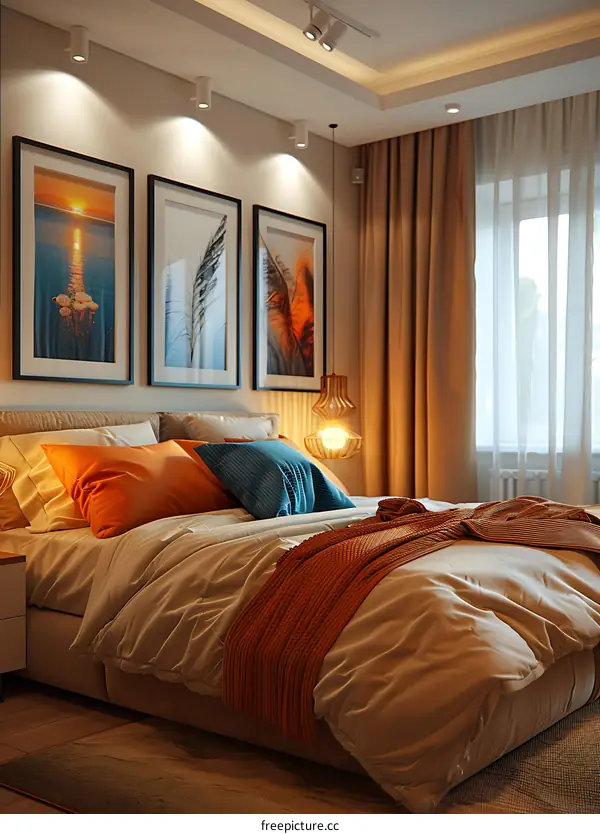 Cozy and comfortable bedroom