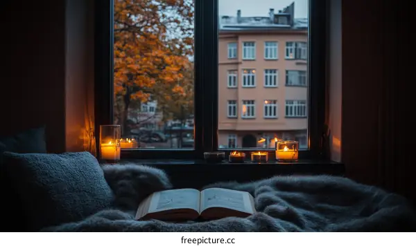 Cozy Autumn Evening by the Window