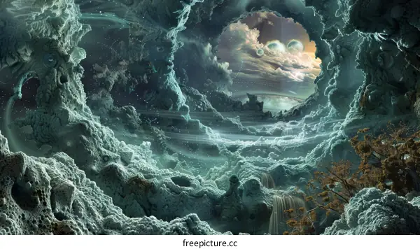 Mystical Alien Landscape