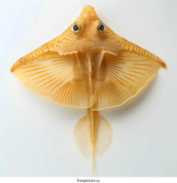 Preserved Stargazer Fish Specimen