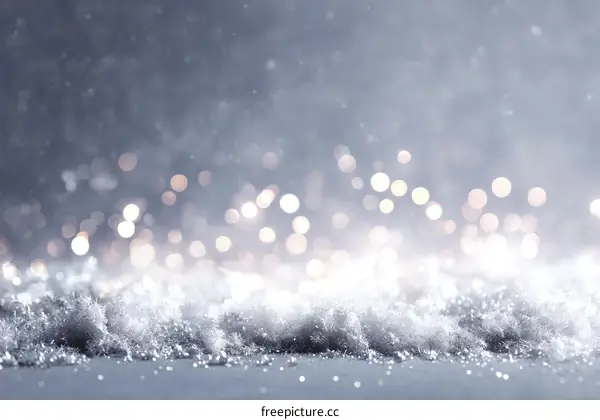 Winter Sparkle Festive Background Image