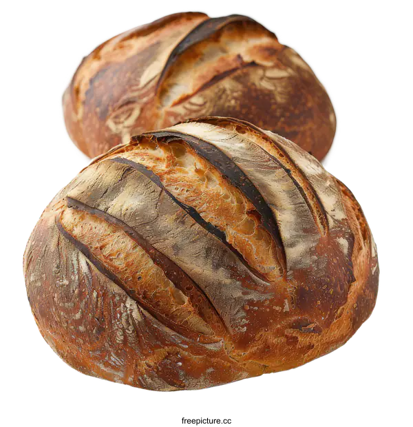 [Transparent Background PNG]Loaf of bread close up