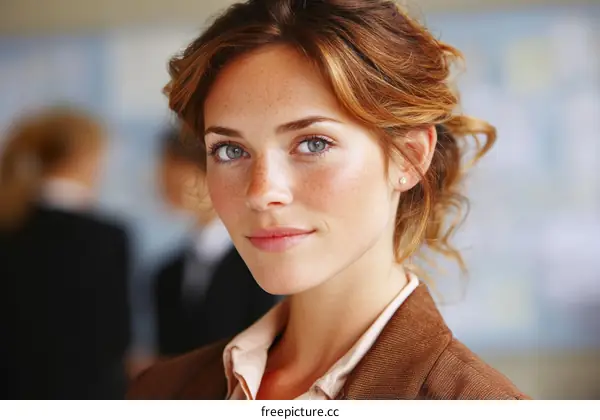 Business Woman Portrait in Office Setting