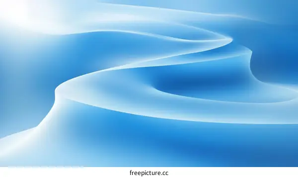 Abstract Blue Wave Design Background