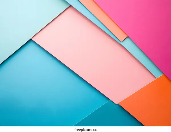 Abstract Colorful Paper Background Design
