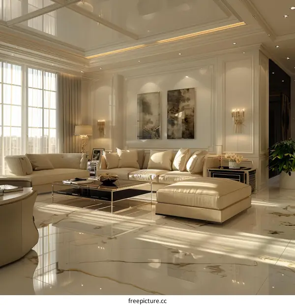 Bright and Airy Modern Living Room Design