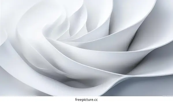 Abstract White Architectural Design