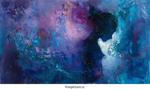 Oil Painting of a Woman in a White Dress with Dark Hair