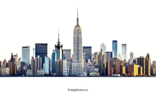 New York City Skyline Panorama View