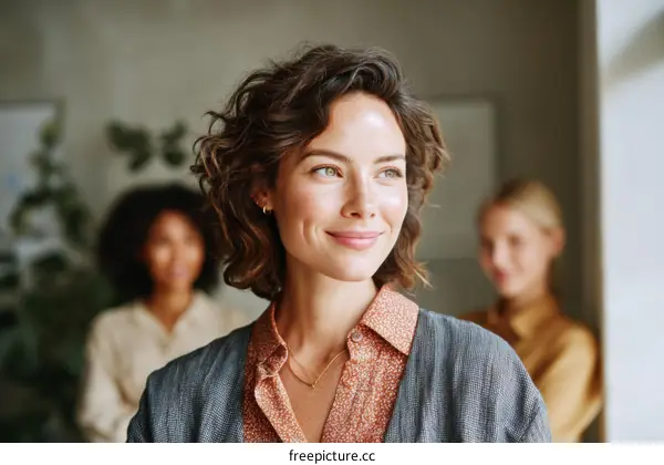 Business Women in a Modern Office Setting