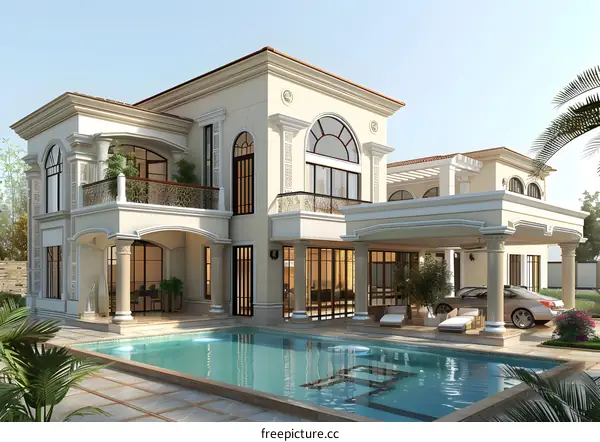 Luxury villa in Dubai Palm Island