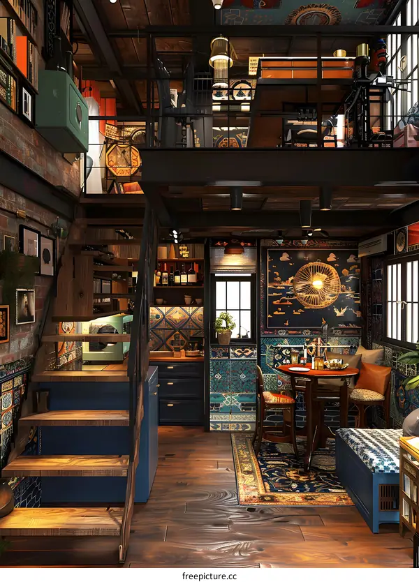 Bohemian Style Home Interior