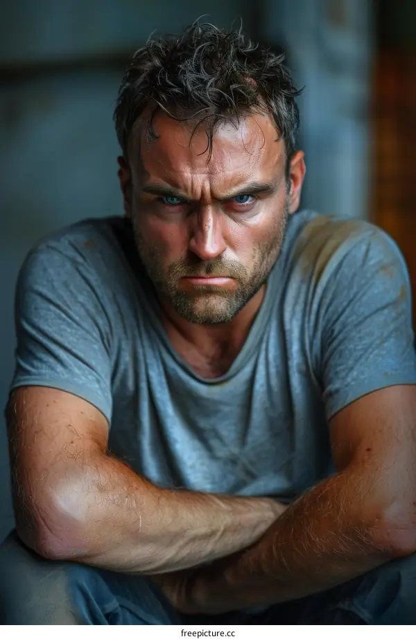 Portrait of an Intense Man