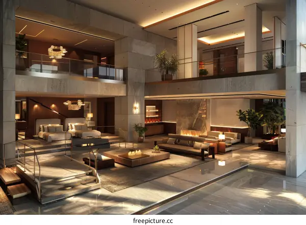 Modern Duplex Apartment with Luxury Interior Design