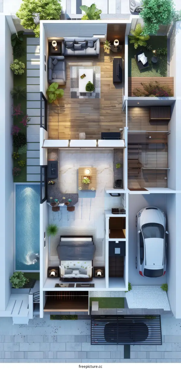 Modern House Floor Plan Design