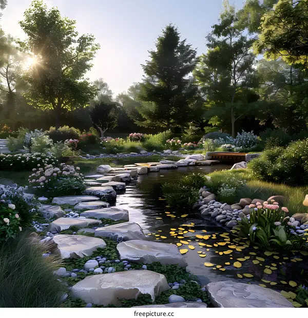Landscape architecture design renderings