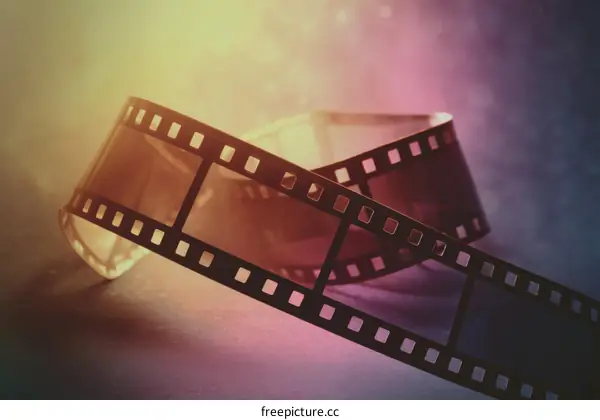 Vintage Filmstrip Close-up