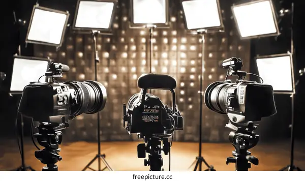 Professional Studio Movie Camera Setup