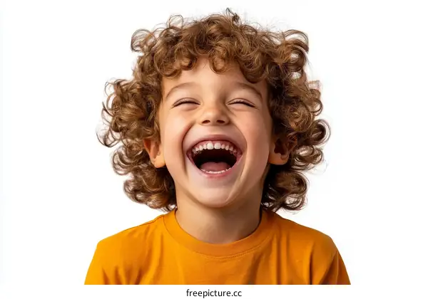 Joyful Child Smiling Portrait