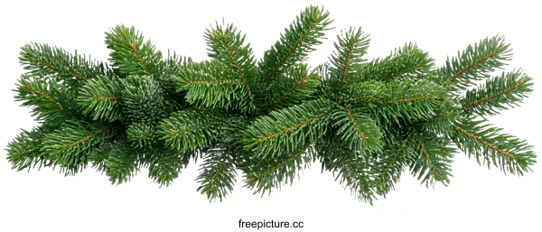 [Transparent Background PNG]Christmas Fir Tree Garland Decoration