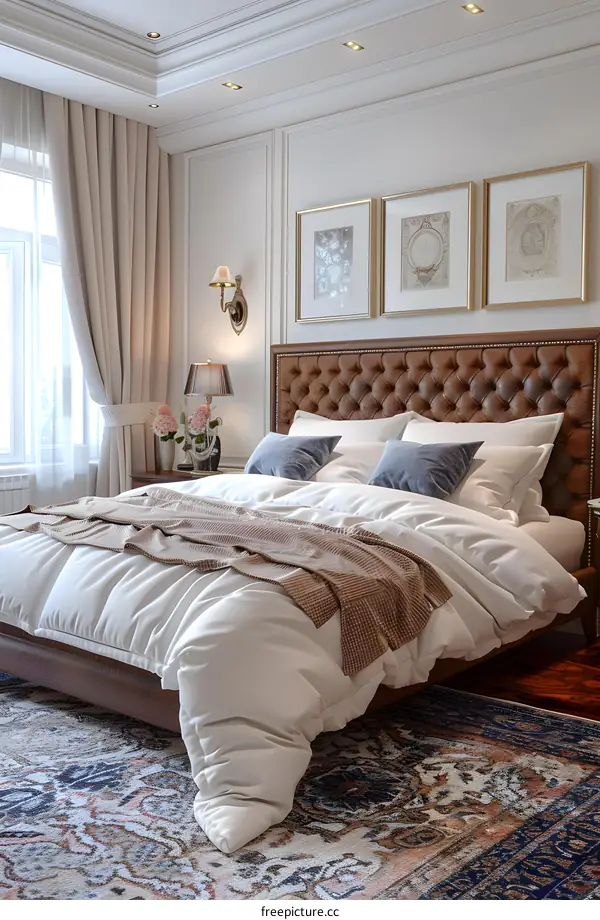 European-style bedroom