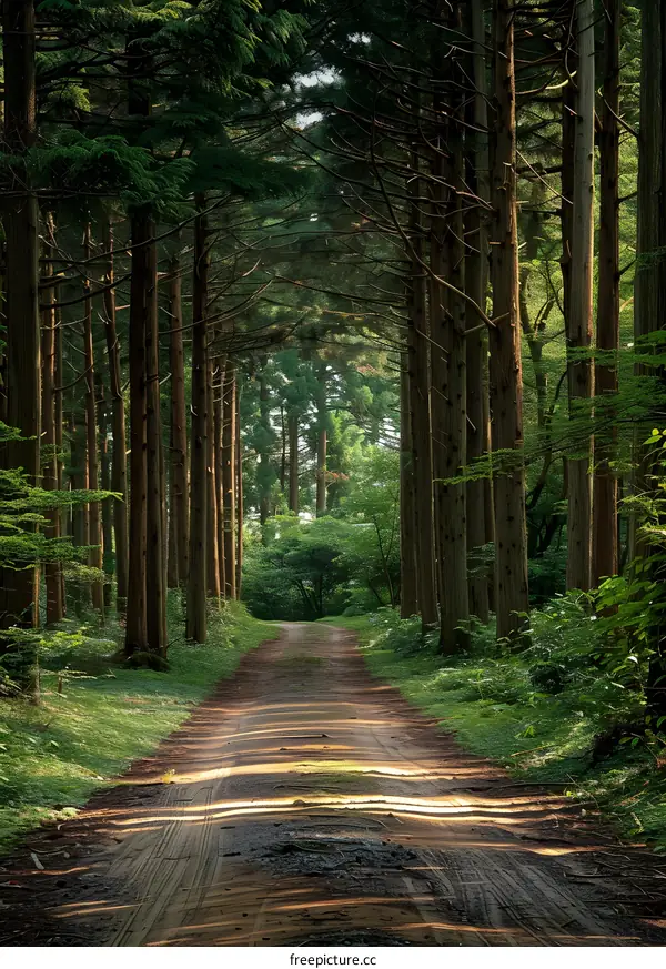 The path through the woods