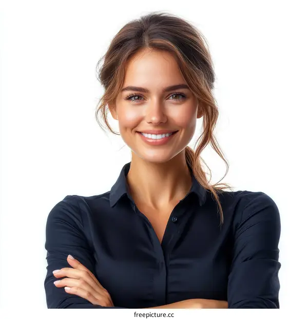 Confident Caucasian Woman Portrait