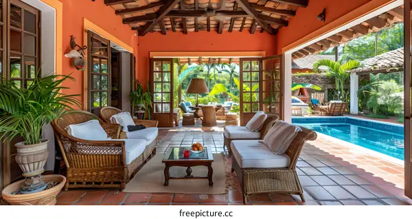 luxury villa with swimming pool