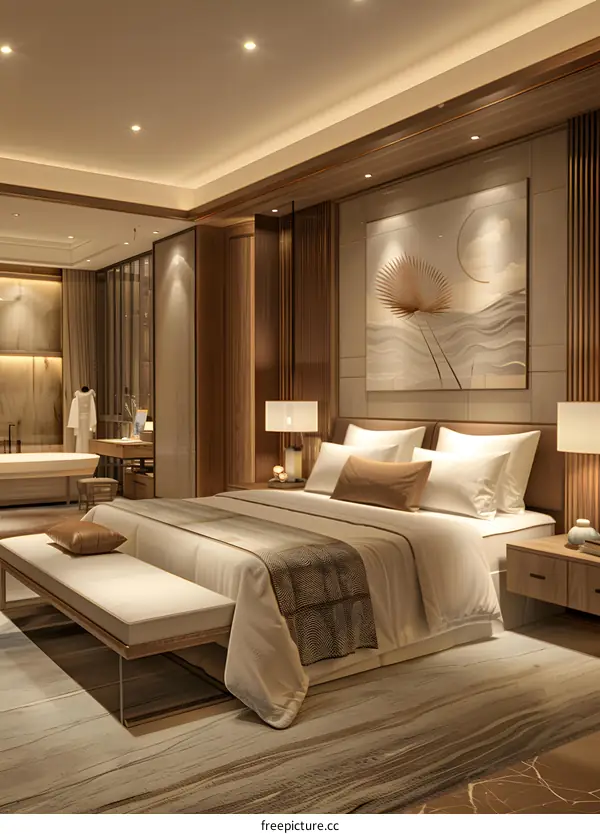 Hotel room interior design