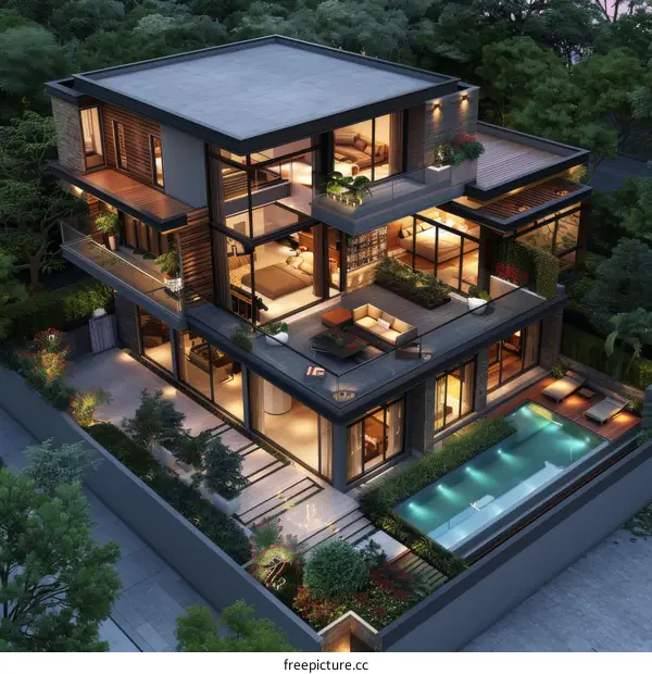 Modern Luxury House Exterior Design