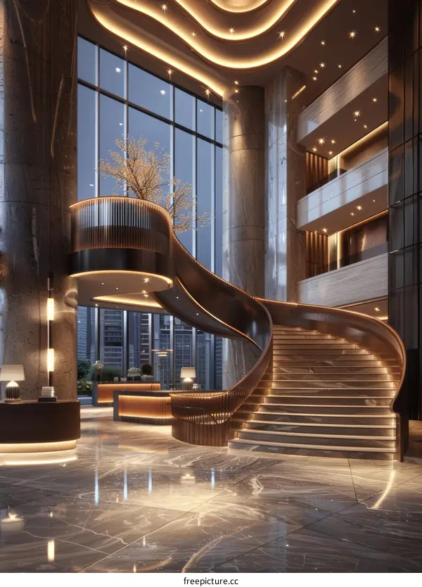 Modern Luxury Hotel Lobby Interior Design