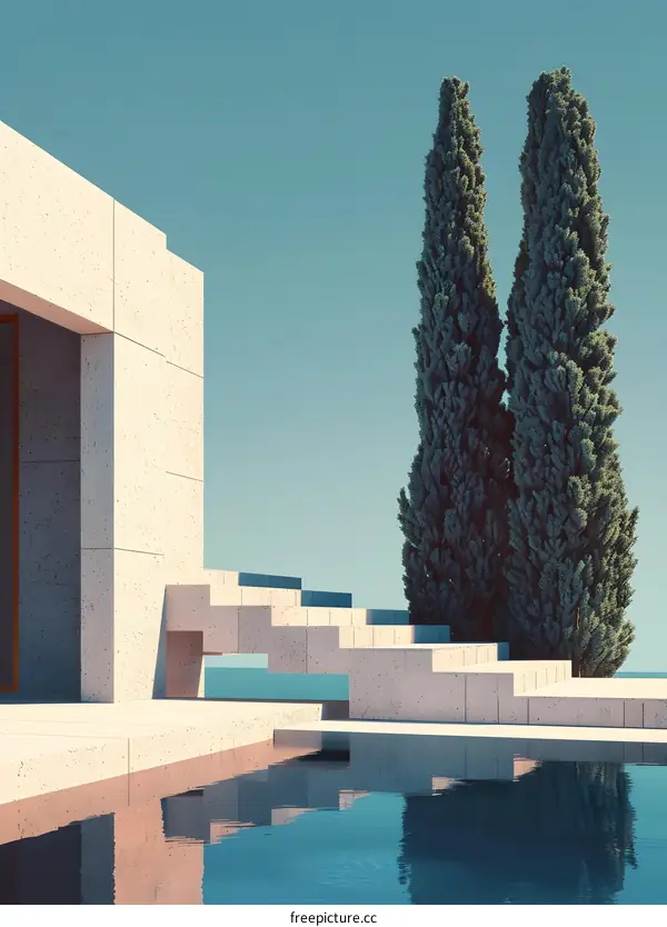 Minimalist Pool and Modern Architecture