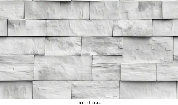 Whitewashed brick wall texture background