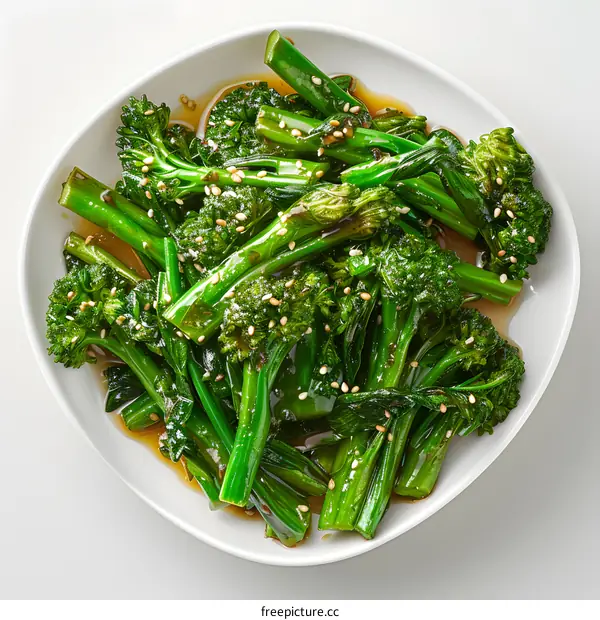 sesame garlic broccoli