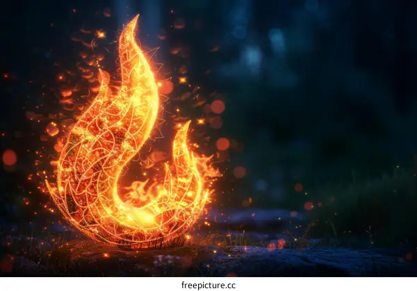 Fireworks light up the night sky