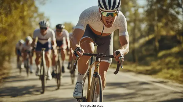 Cycling Race Competition Outdoor Sport
