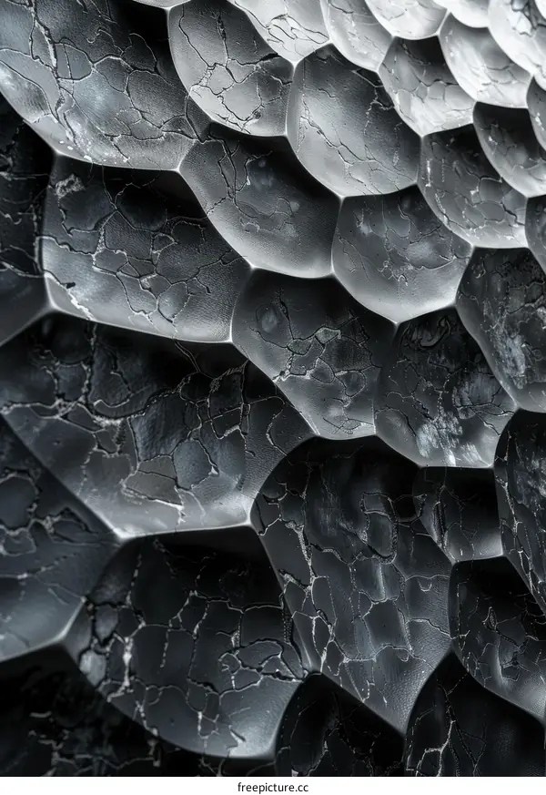 Abstract Textured Black Surface Design