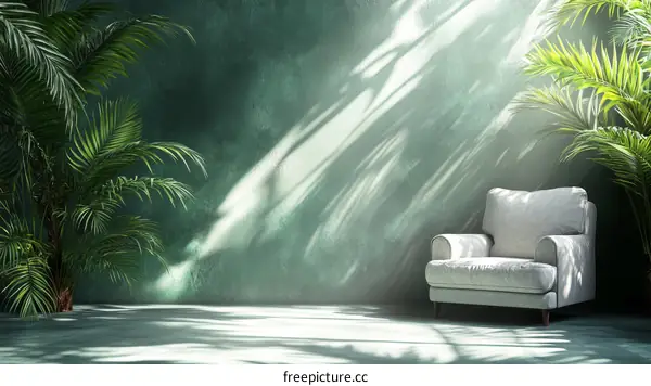 Modern Tropical Interior Design Scene