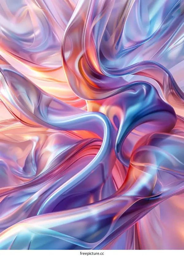 Abstract Swirls of Color and Light