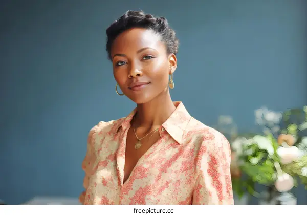 Portrait of a Confident Black Woman