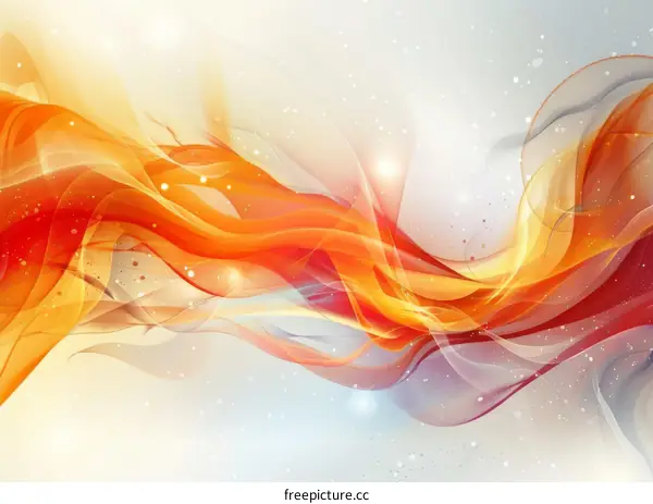 Abstract red and yellow waves texture background
