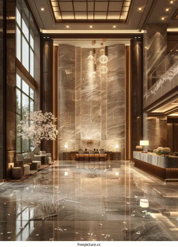 Modern Luxury Hotel Lobby Interior Design