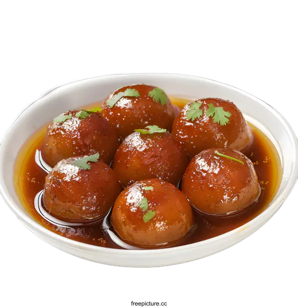 [Transparent Background PNG]Gulab jamun