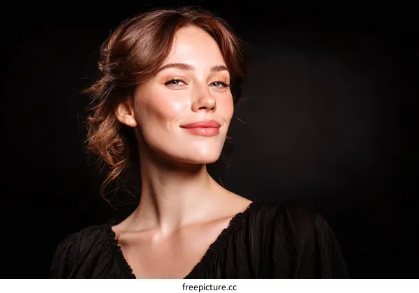 Close-up Portrait of a Beautiful Woman