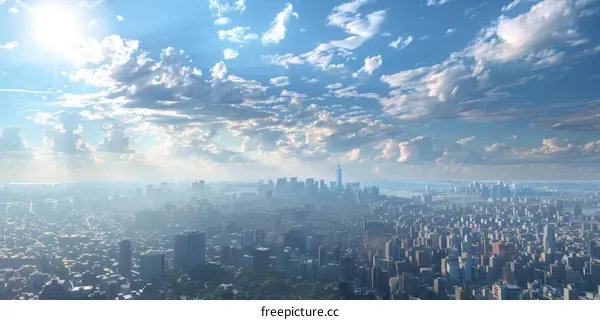 Manhattan Skyline at Dusk