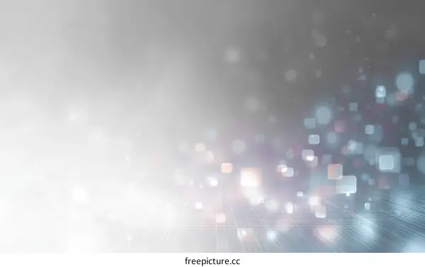 Abstract Digital Background with Light Effects