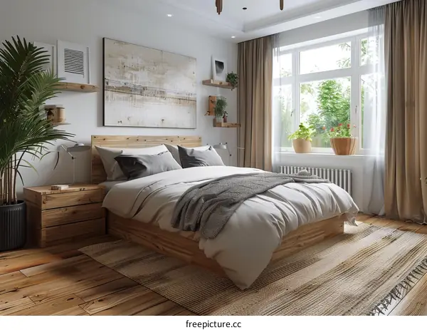 Bedroom in IKEA style