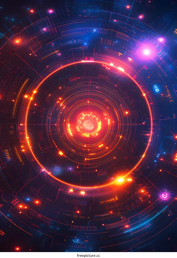 futuristic technology background